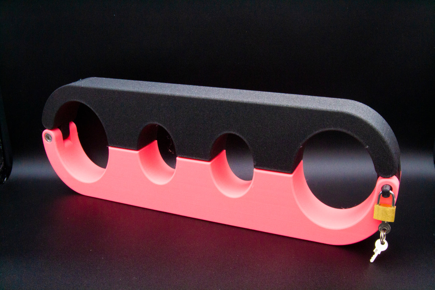 3d printed pink and black pillory