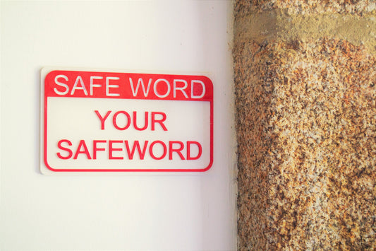 Safeword Sign | Dungeon | 3D Printed - XPrint3D