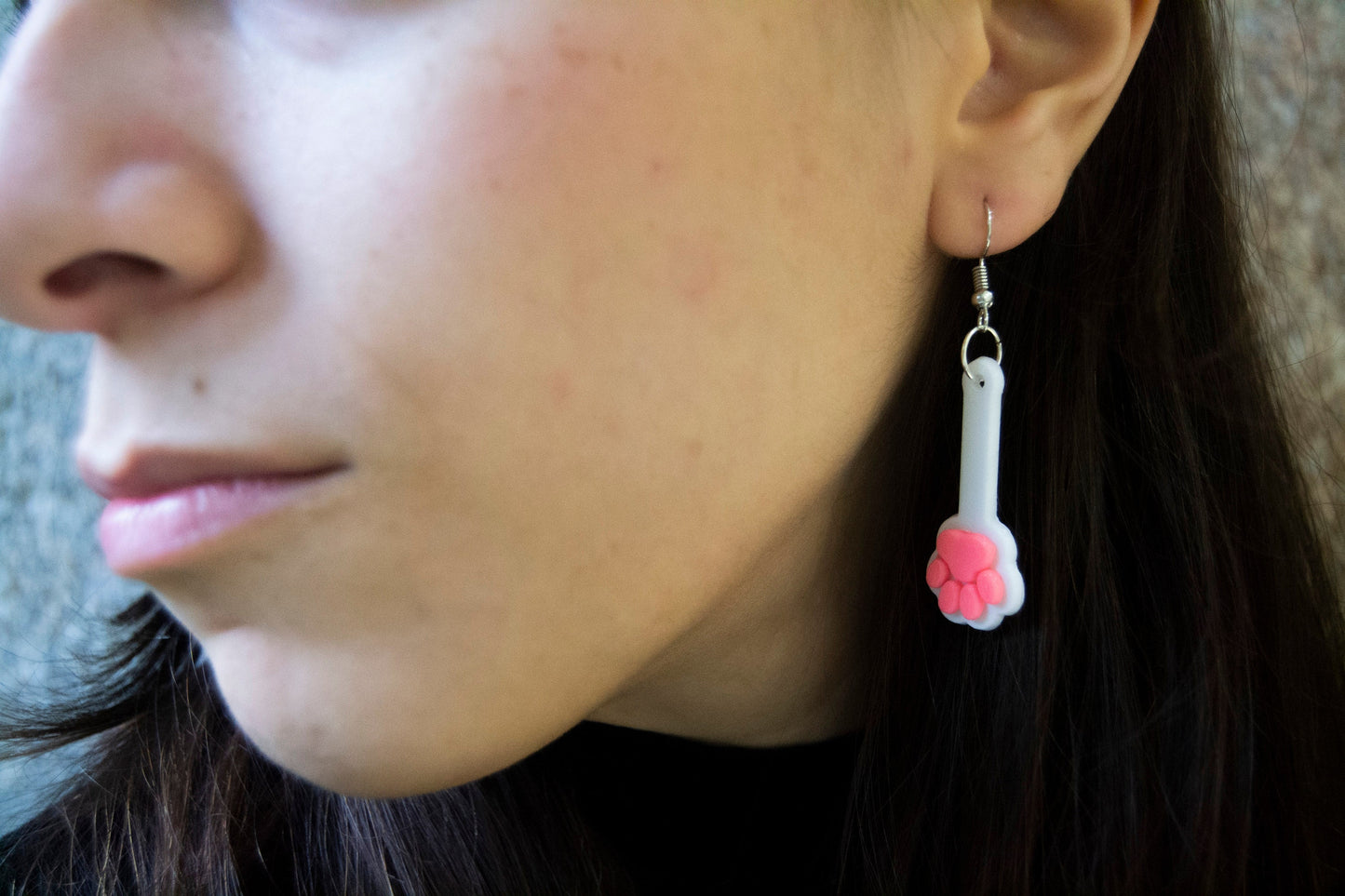 Earrings (Pair) | Paw Spanking Paddle | 3D Printed